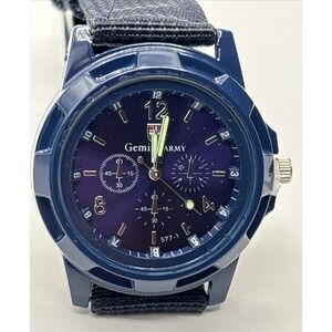 Gemius Army‎ Military Fabric Men's tough watch Navy Blue Band